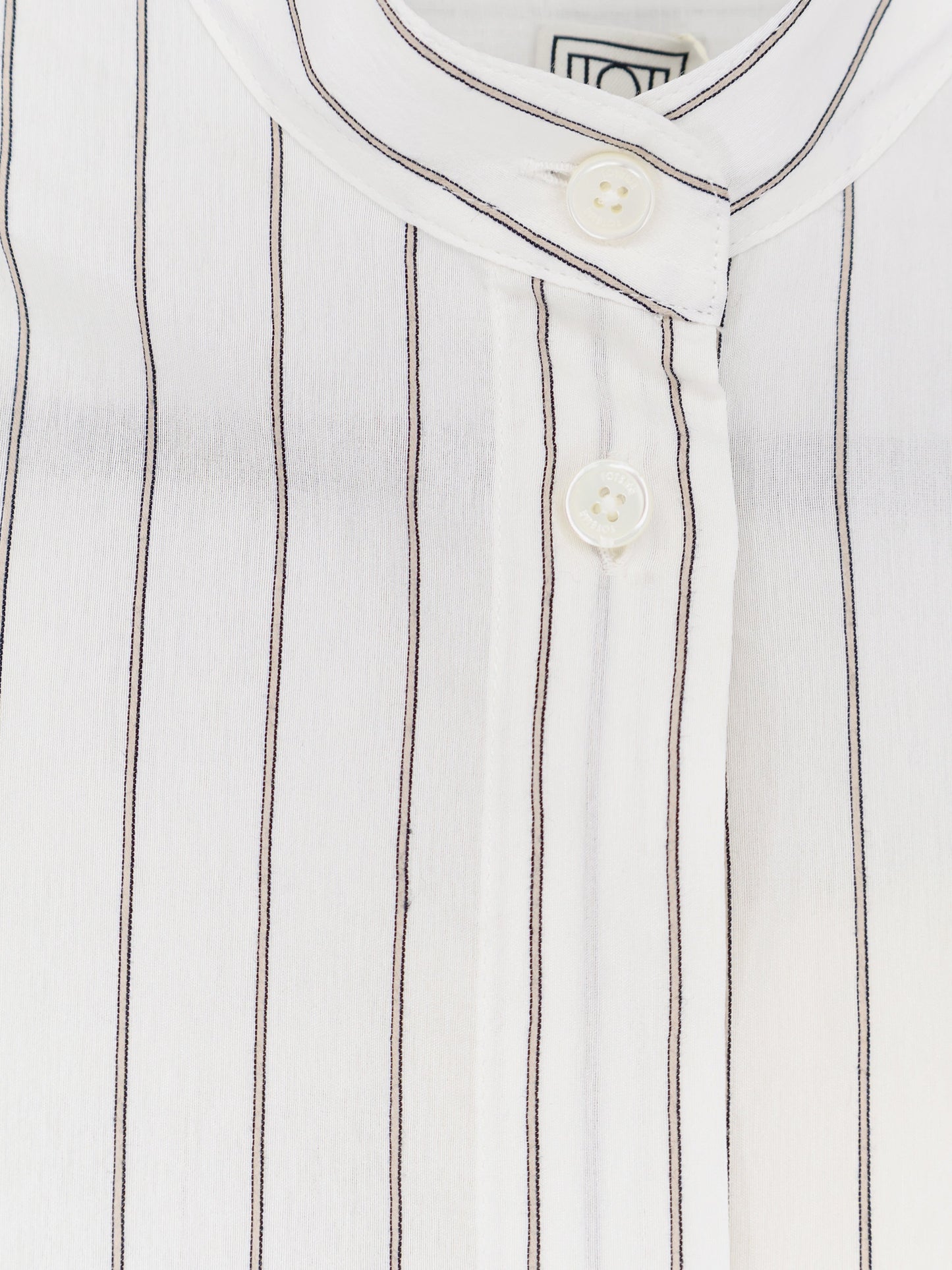 Toteme Women Striped Summer Viscose, Silk And Cotton Dress TOTEME