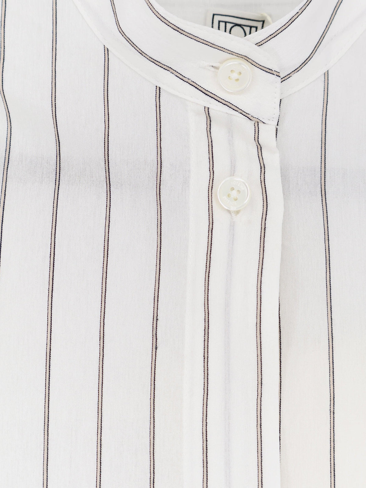 Toteme Women Striped Summer Viscose, Silk And Cotton Dress TOTEME