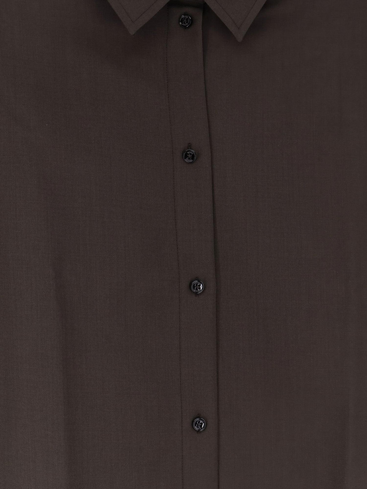 Toteme Women Tie-Cuff Wool Shirt TOTEME