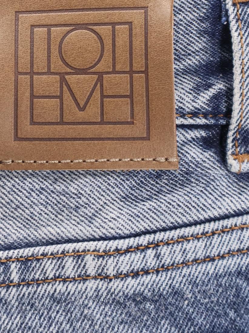 Toteme Women Cotton Jeans With Flared Bottom TOTEME