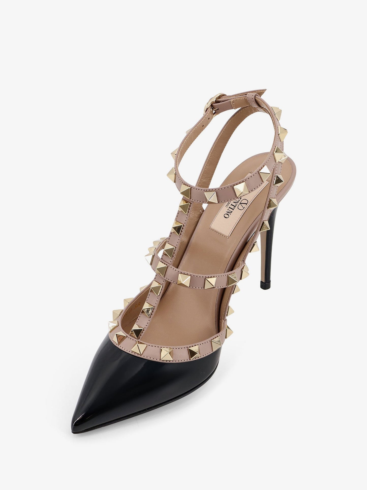 Valentino Garavani Women Rockstud Patent Leather Pumps With Iconic Studs VALENTINO GARAVANI