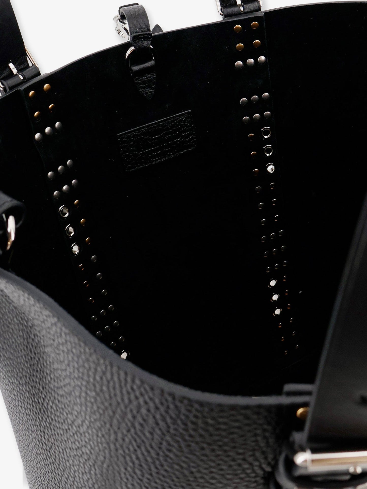 Valentino Garavani Men Leather Shoulder Bag With Iconic Studs VALENTINO GARAVANI