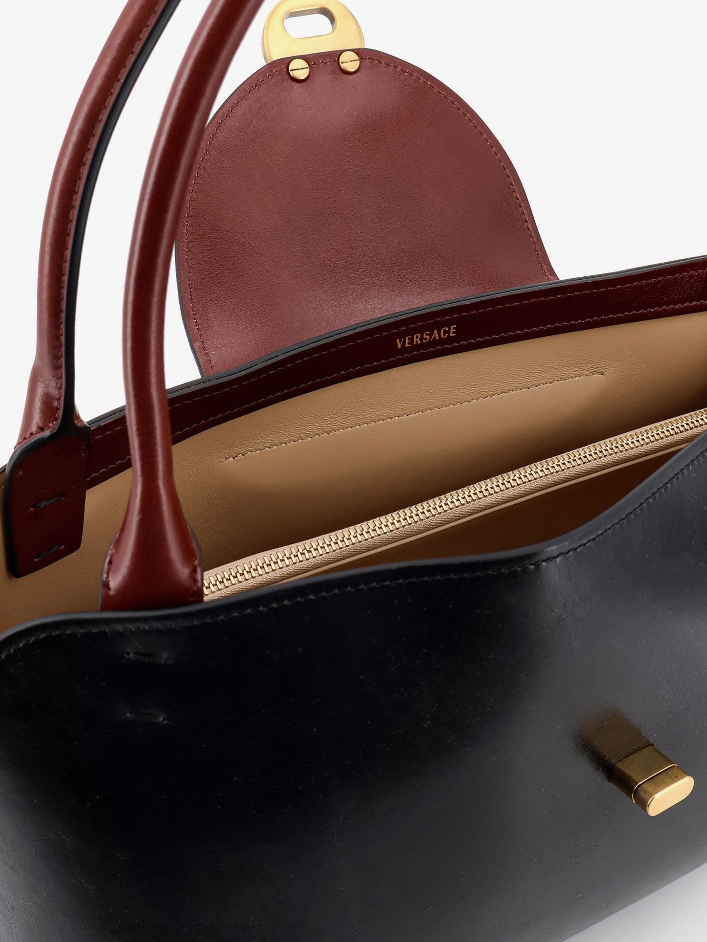 Versace Women Vivian Leather Shoulder Bag VERSACE
