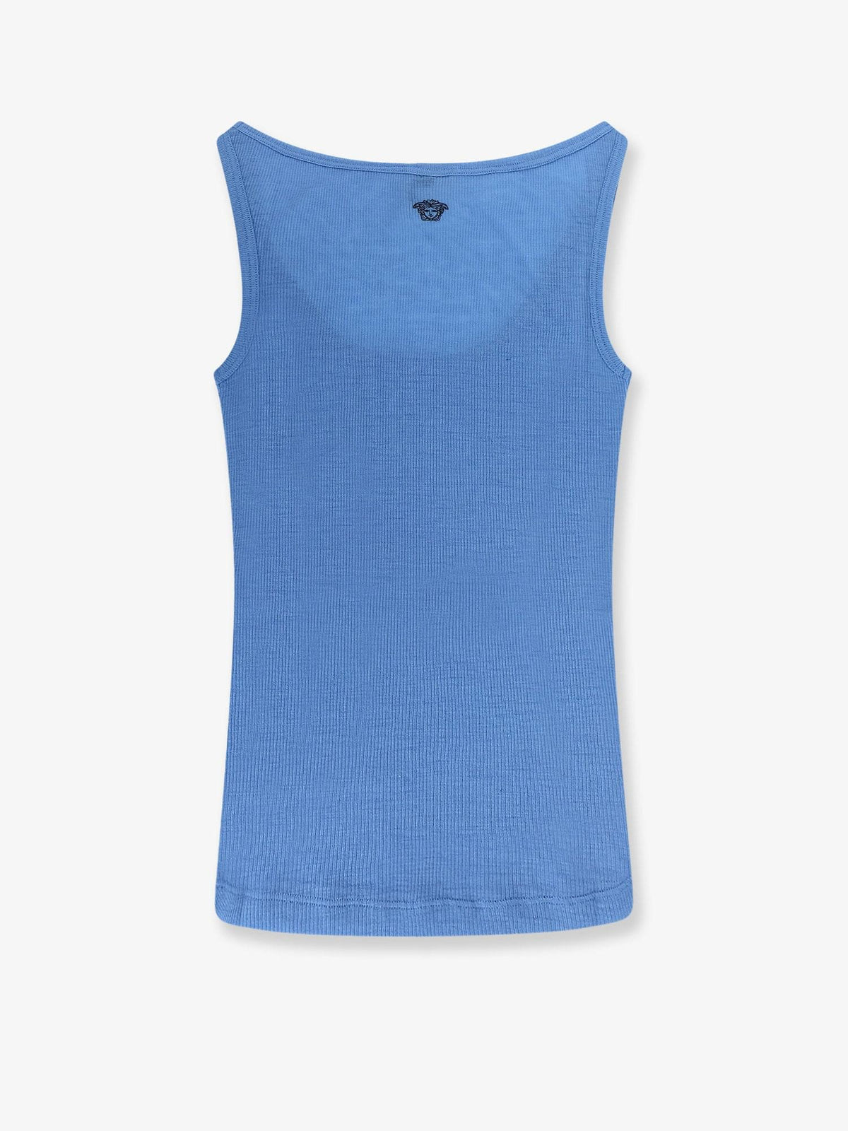 Versace Women Wool Tank Top With Back Logo VERSACE