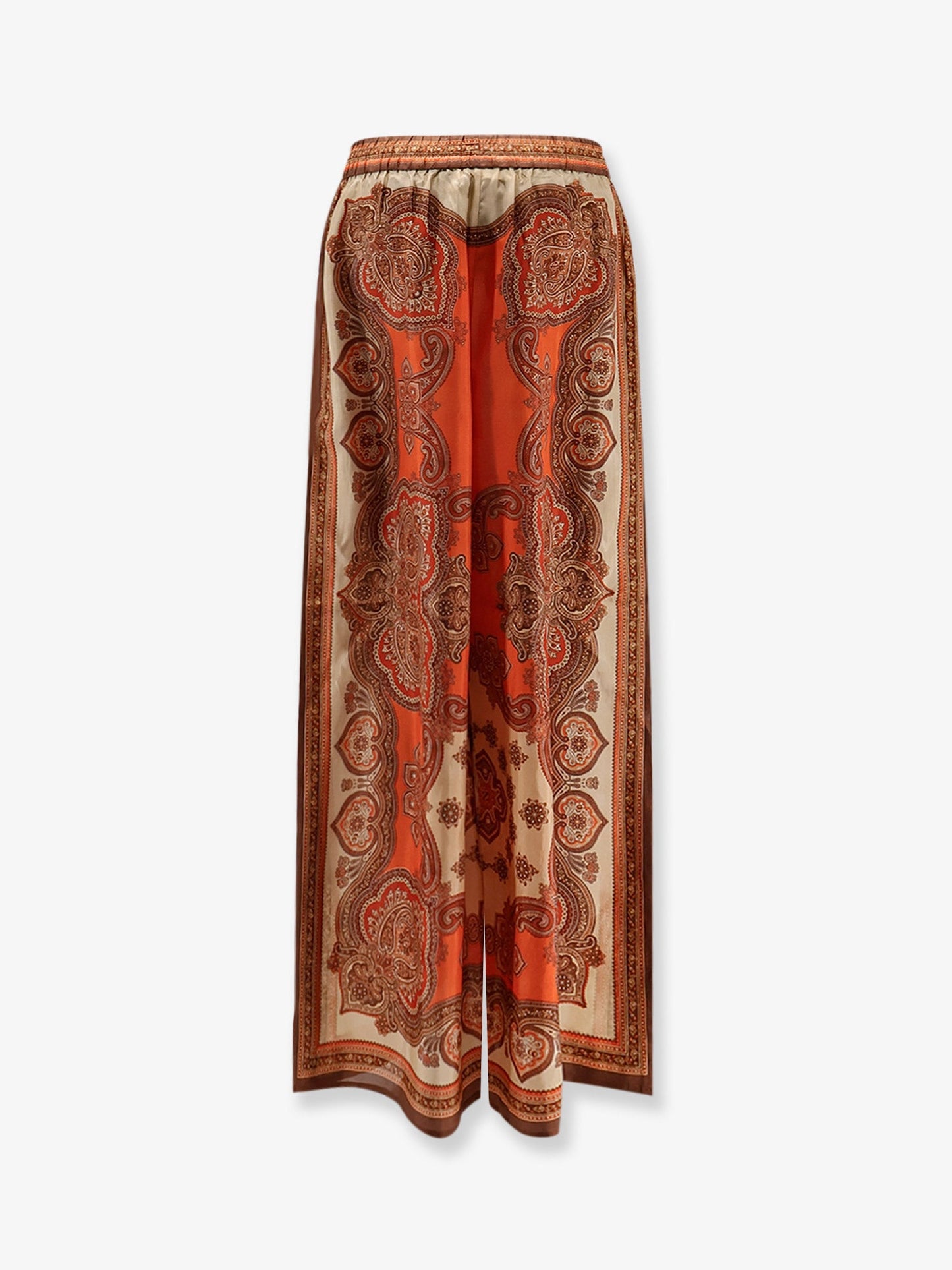 Zimmermann Women Mahon Silk Trousers With Paisley Print ZIMMERMANN