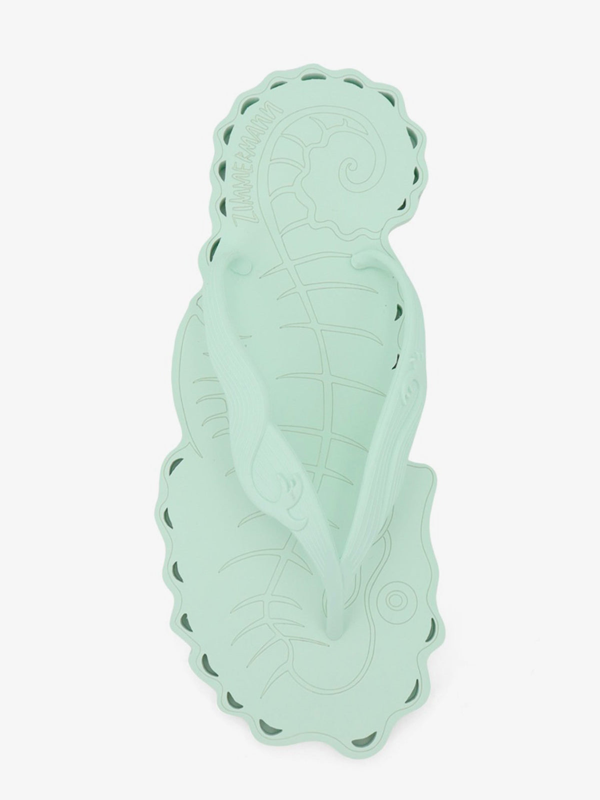 Zimmermann Women Seafoam Thong Rubber Sandals ZIMMERMANN