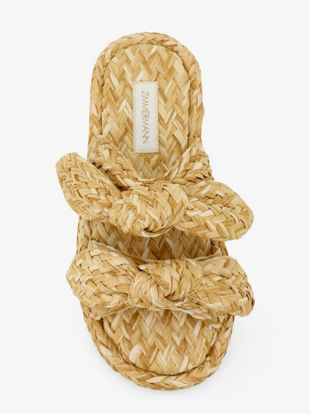 Zimmermann Women Carousel Raffia Sandals ZIMMERMANN