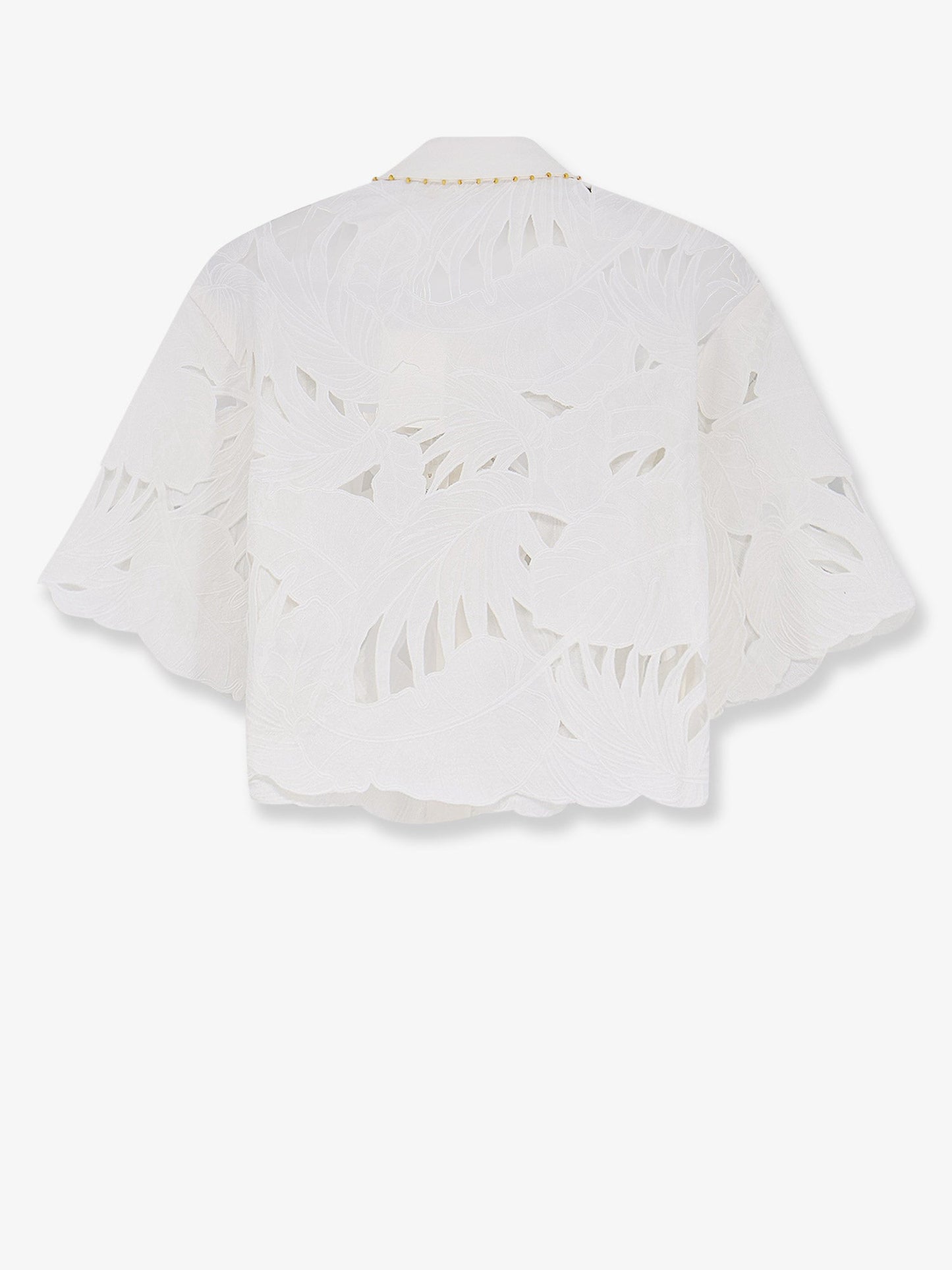 Zimmermann Women Mahon Cotton Shirt With All-Over Embroidery ZIMMERMANN