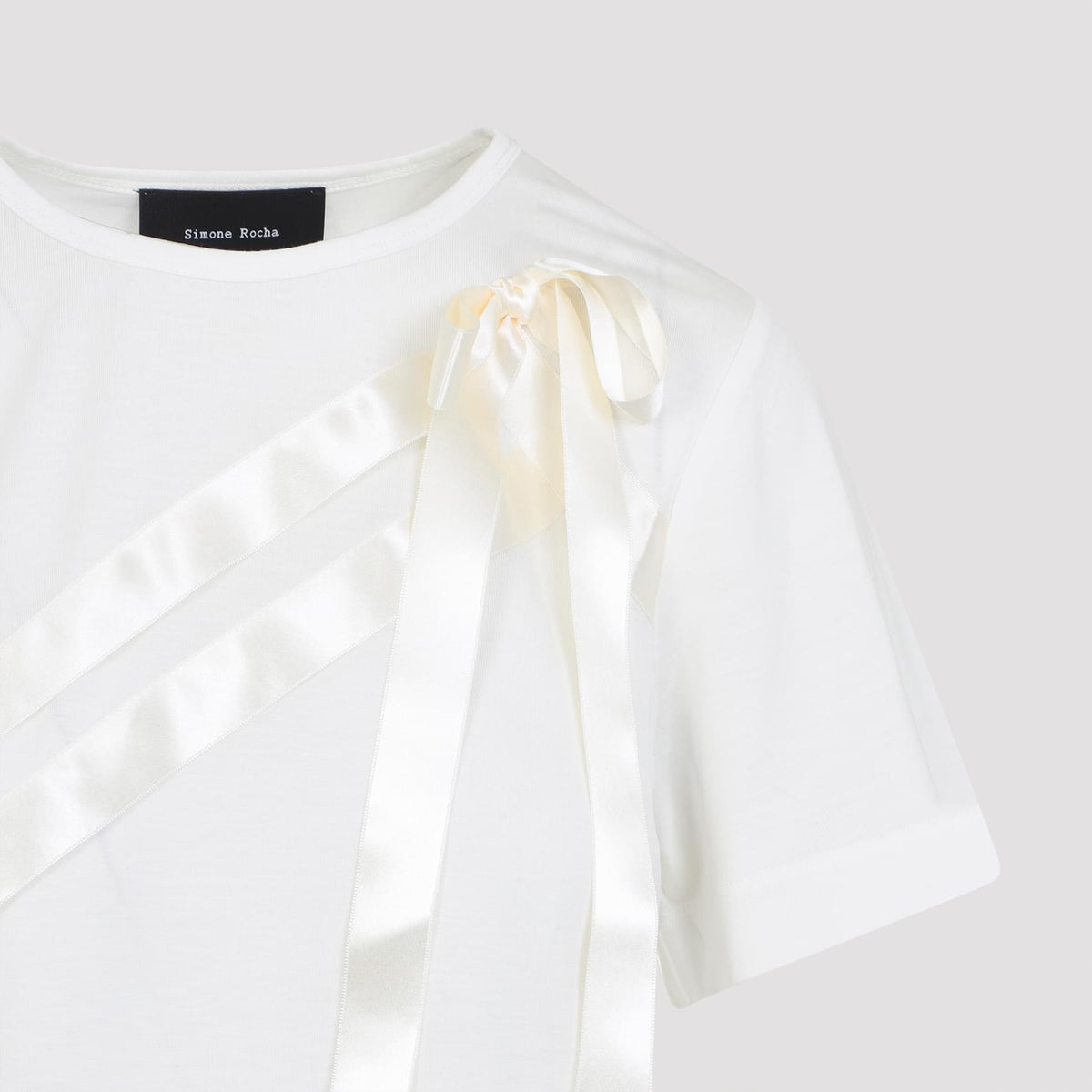 Simone Rocha Bow Sash Easy T-Shirt Women SIMONE ROCHA