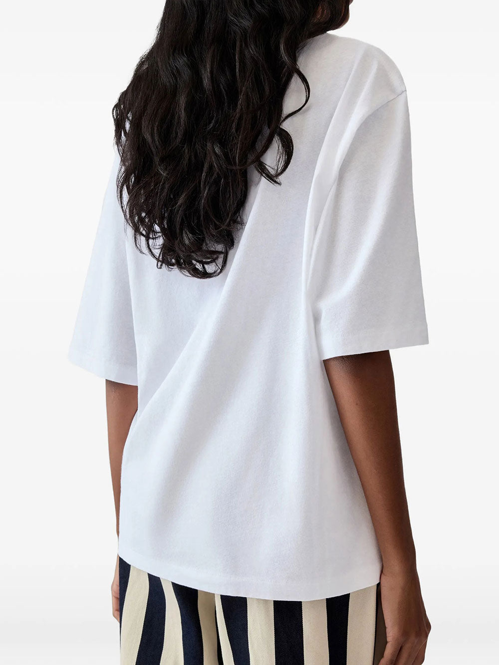 Jacquemus Women Le T-Shirt Jacquemus In Cotton Blend With Logo Print JACQUEMUS