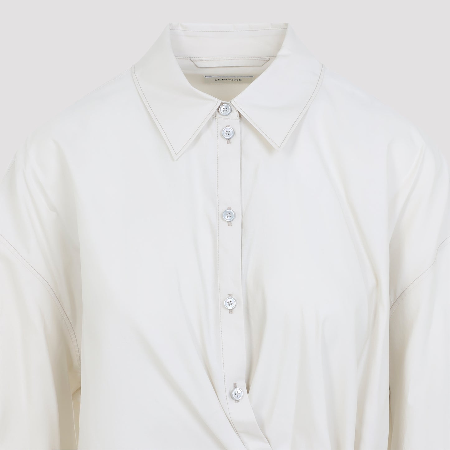 Lemaire Straight Collar Twisted Shirt Women LEMAIRE