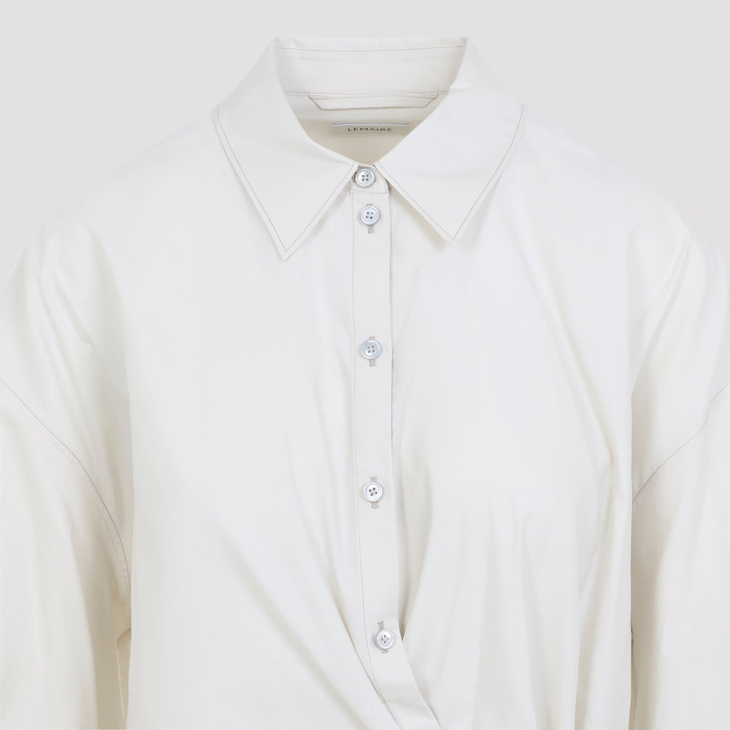 Lemaire Straight Collar Twisted Shirt Women LEMAIRE