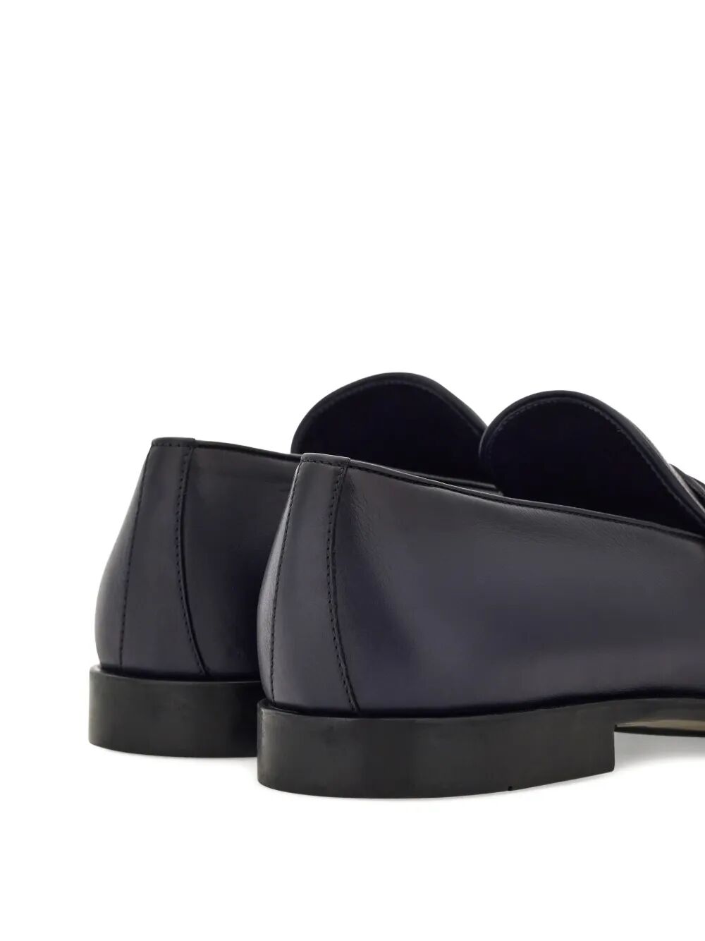 Ferragamo Men Desio Shaded Leather Loafers FERRAGAMO
