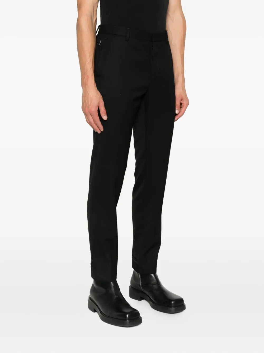 Prada Men Straight Leg Wool Trousers PRADA