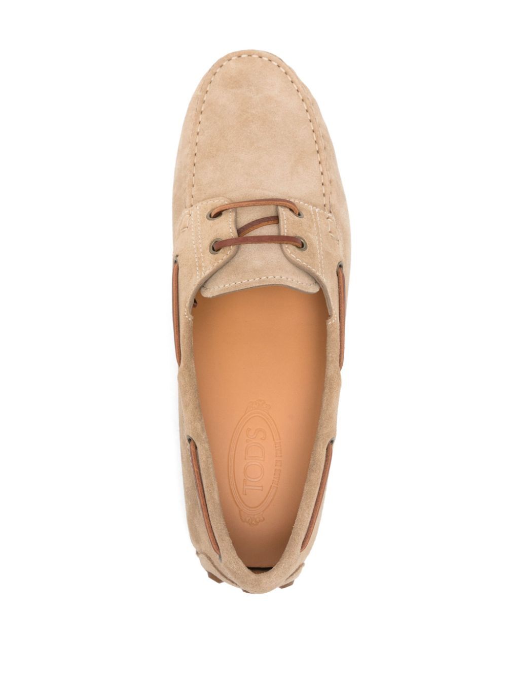 Tod's Men Suede Gommino Bubble Lace-Up Boat Loafers TOD'S