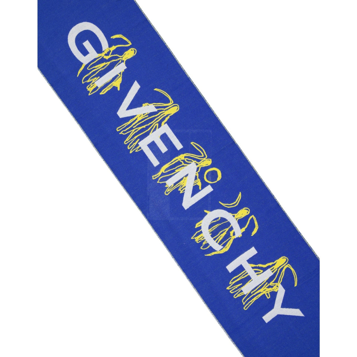 Givenchy Logo Wool Scarf Men Men GIVENCHY