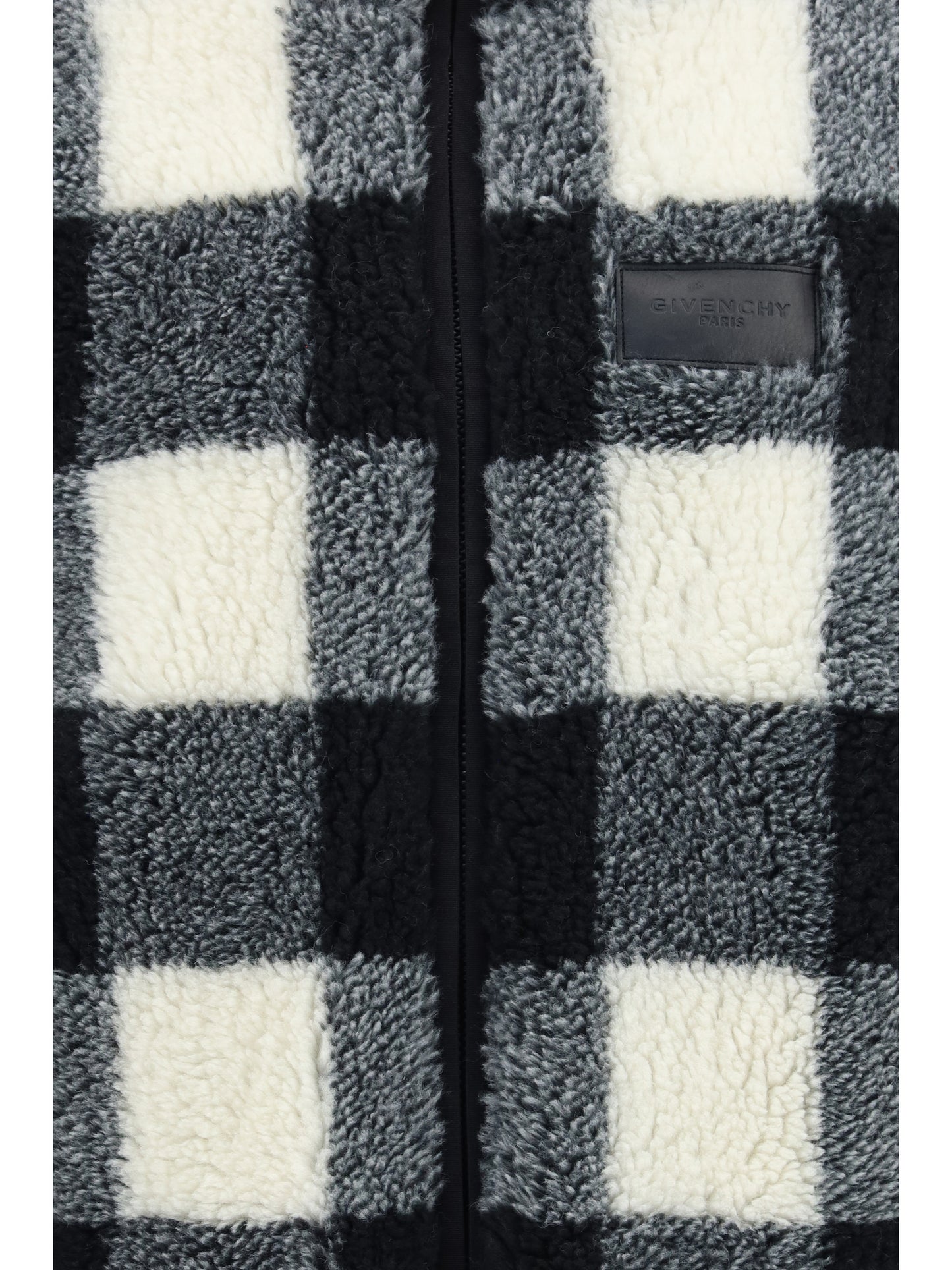 Givenchy Men Checked Wool-Blend Teddy Jacket GIVENCHY