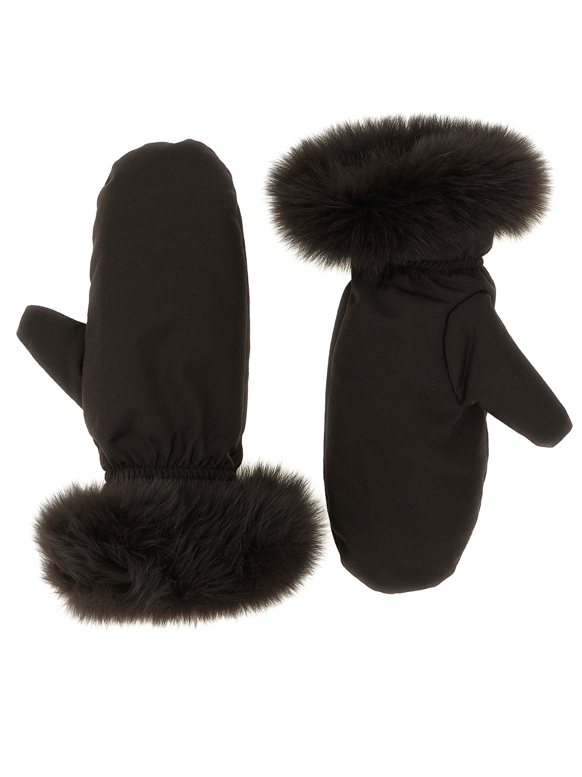 Yves Salomon Women Flannel Down Jacket With Mittens YVES SALOMON