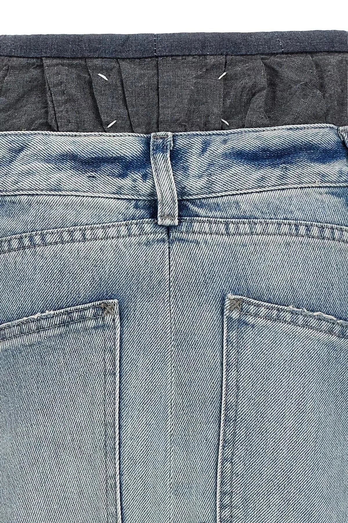 Maison Margiela Women Slits Denim Skirt MAISON MARGIELA