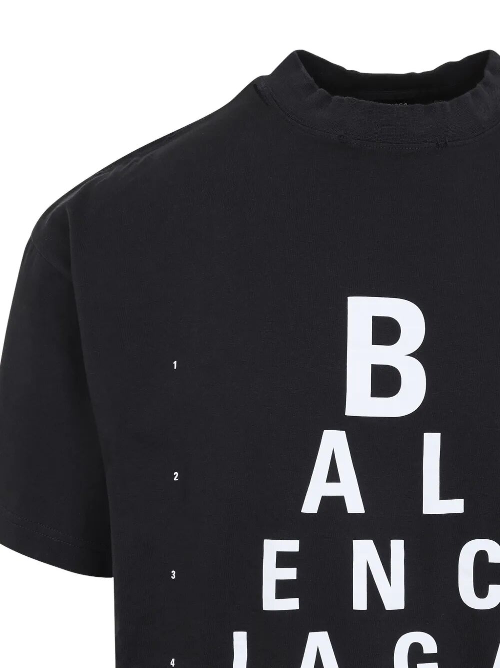 Balenciaga Women Optical Artwork Oversized T-Shirt BALENCIAGA