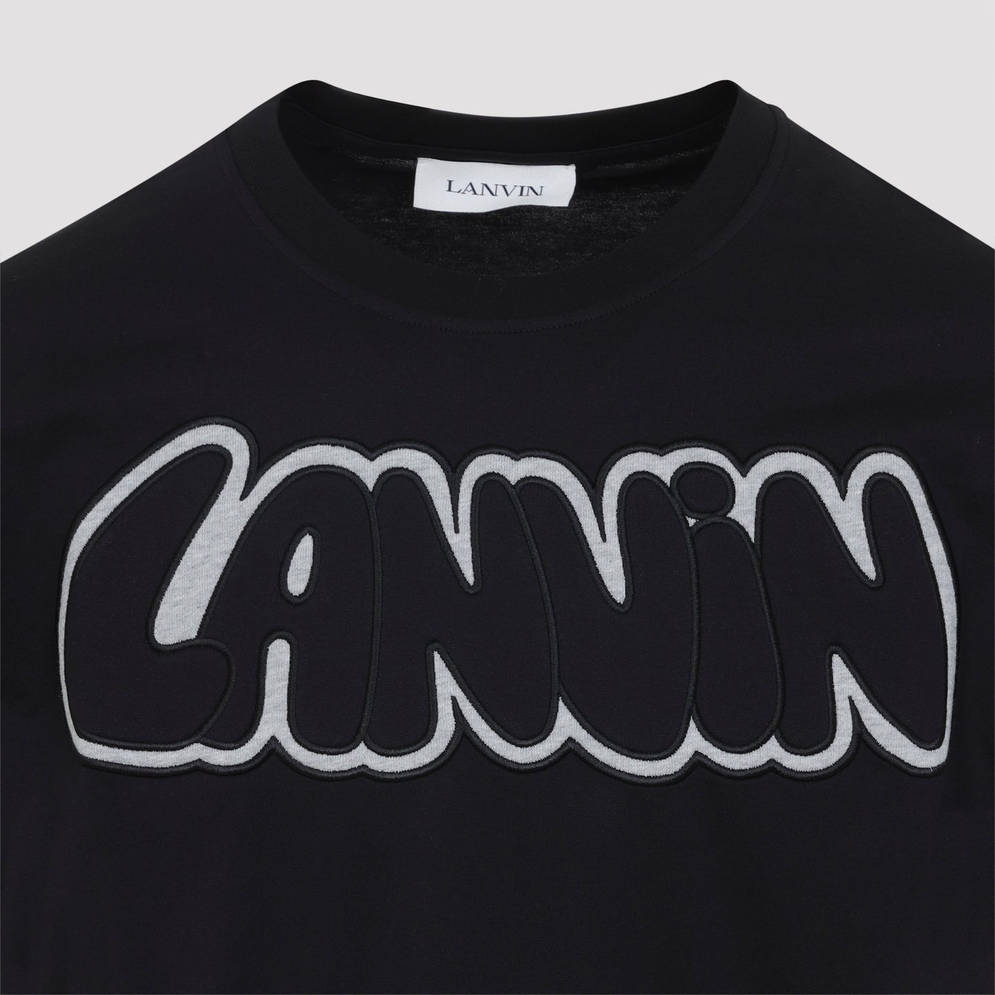 Lanvin Embroidered Logo T-Shirt Men LANVIN