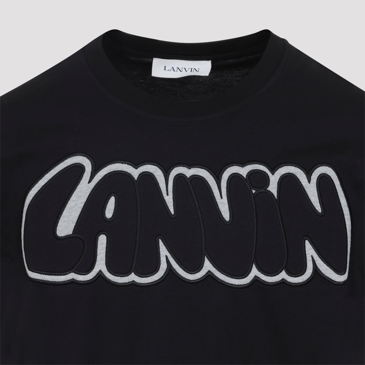 Lanvin Embroidered Logo T-Shirt Men LANVIN