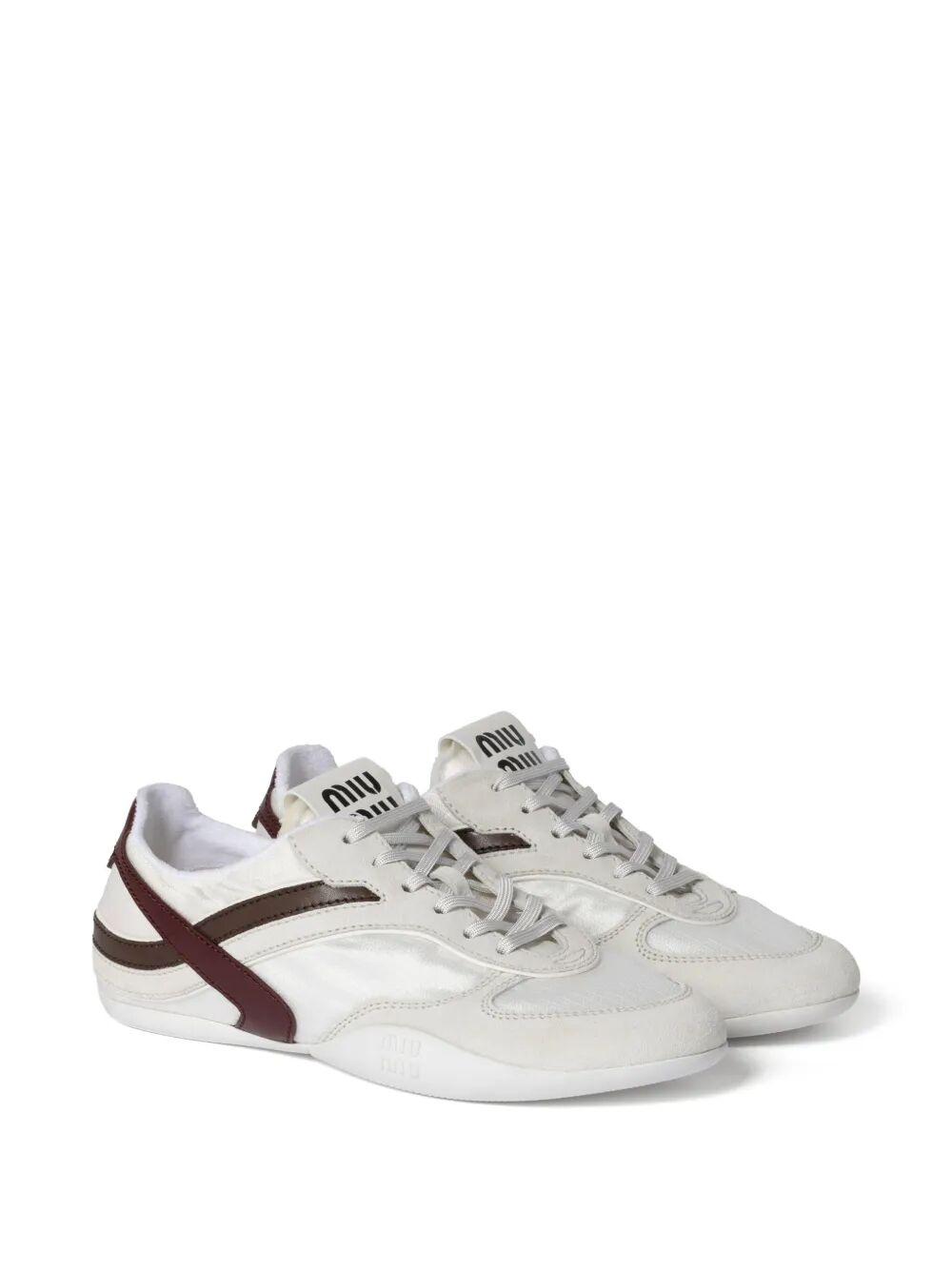 Miu Miu Women Gymnasium Technical Fabric And Suede Sneakers MIU MIU