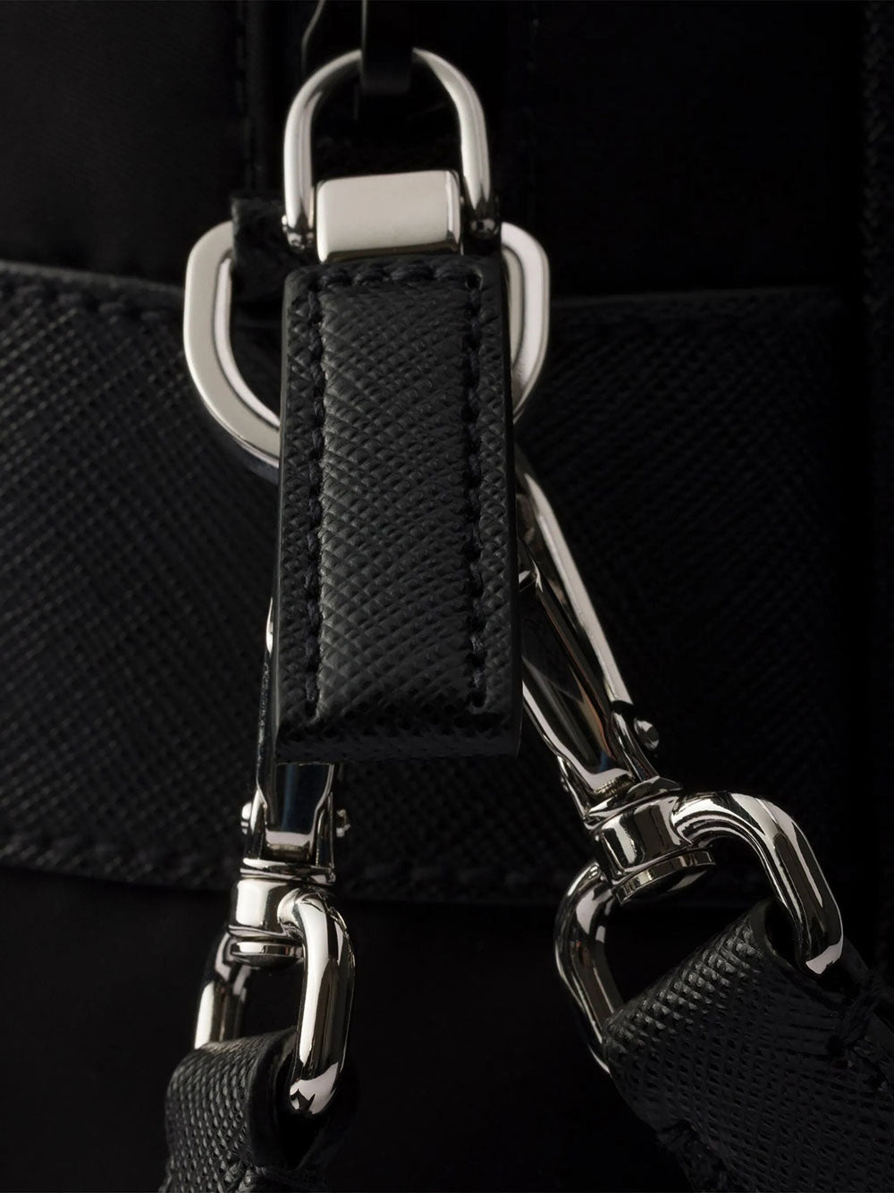 Prada Men Logo-Plaque Nylon Messenger Bag PRADA