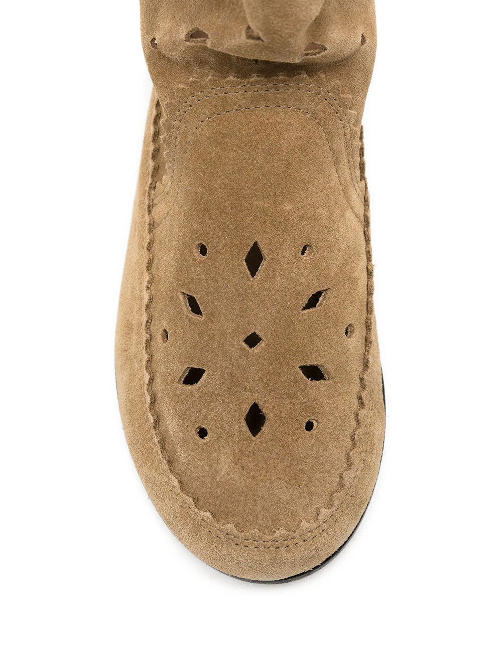 Isabel Marant Women Woosta Suede Low Boots With Perforated-Detail ISABEL MARANT