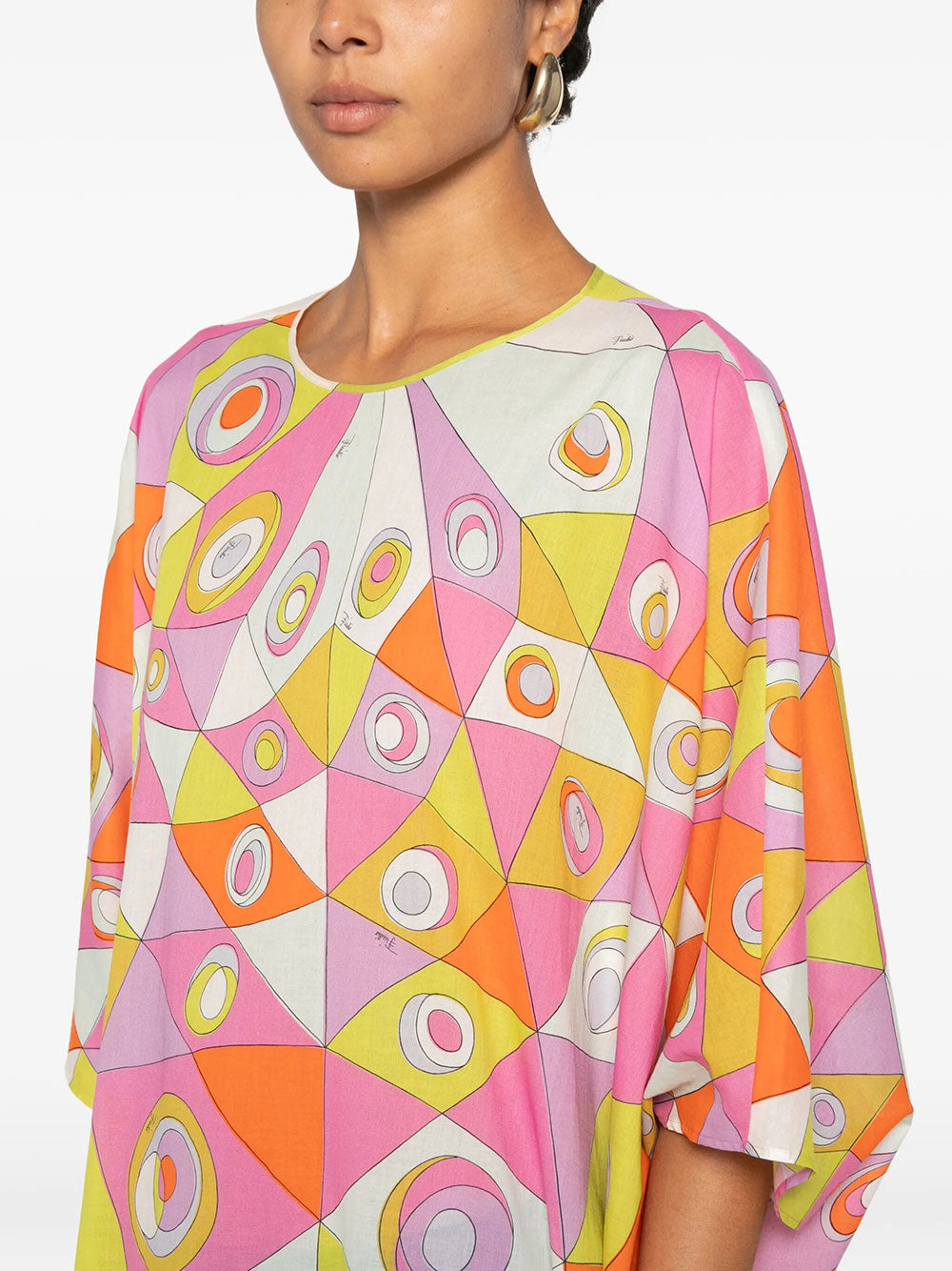 Pucci Women Iride-Print Long Kaftan PUCCI
