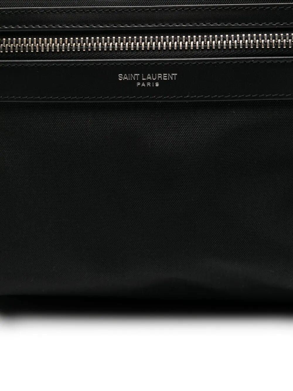 Saint Laurent Men Zaino City In Pelle Nera Matt SAINT LAURENT
