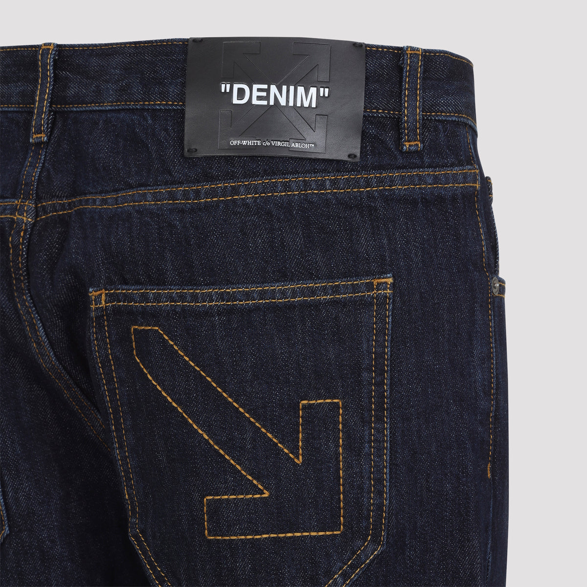 Off White Half Arrow Slim Relax Jeans Men OFF-WHITE