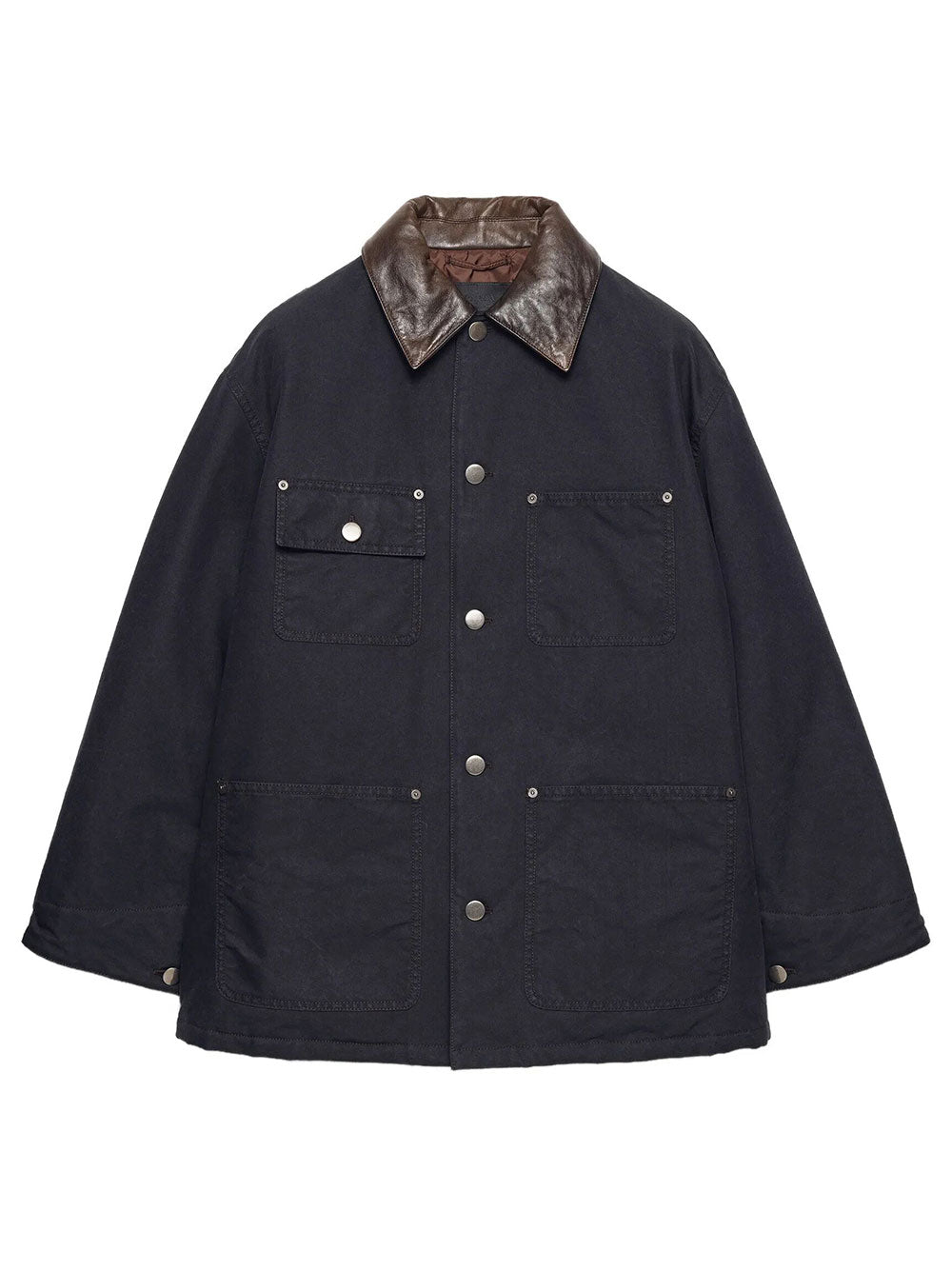 Prada Men Piumino Medio In Cotone Tecnico