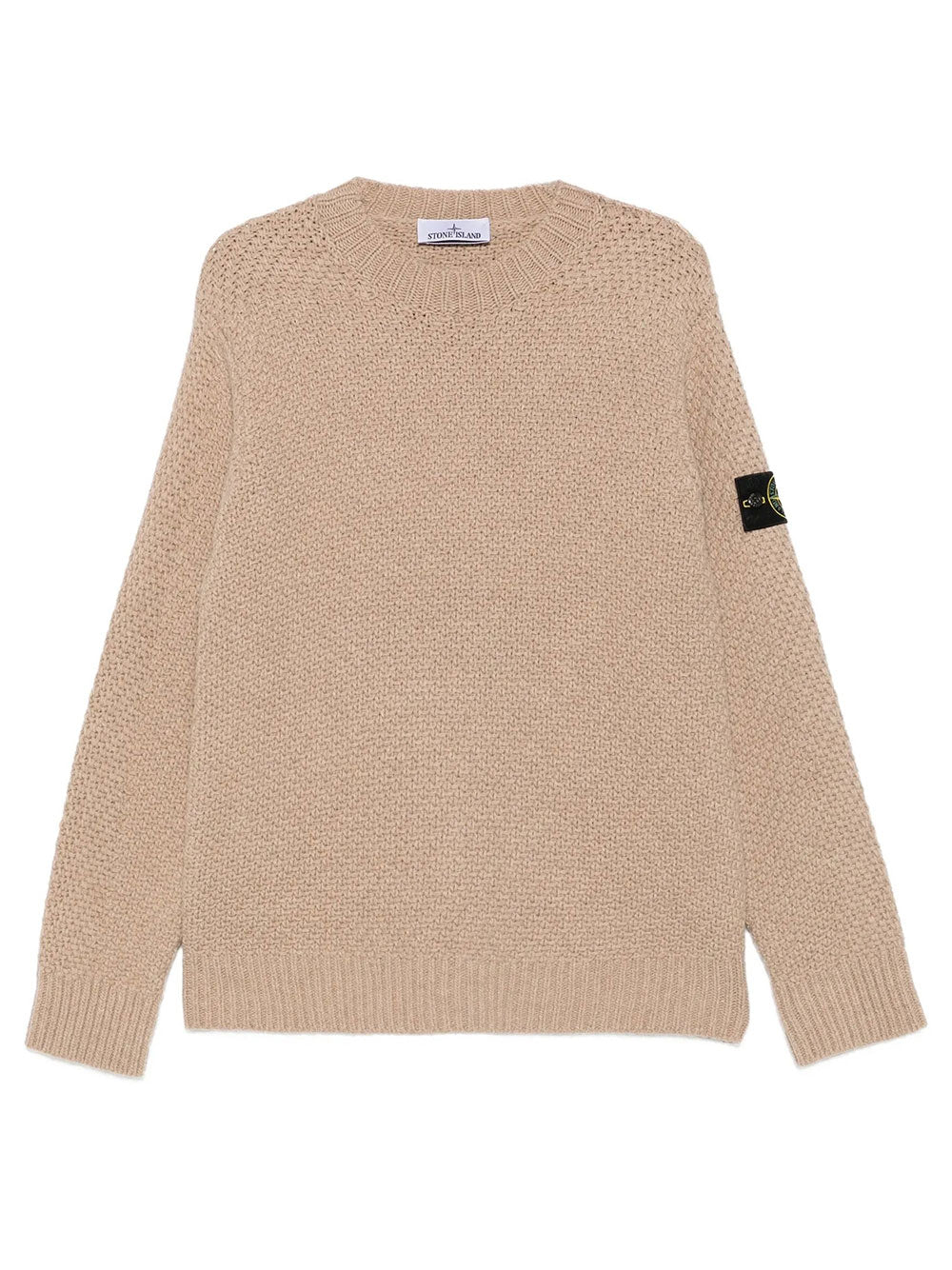 Maglione Girocollo Vestibilità Loose A Costine Women STONE ISLAND