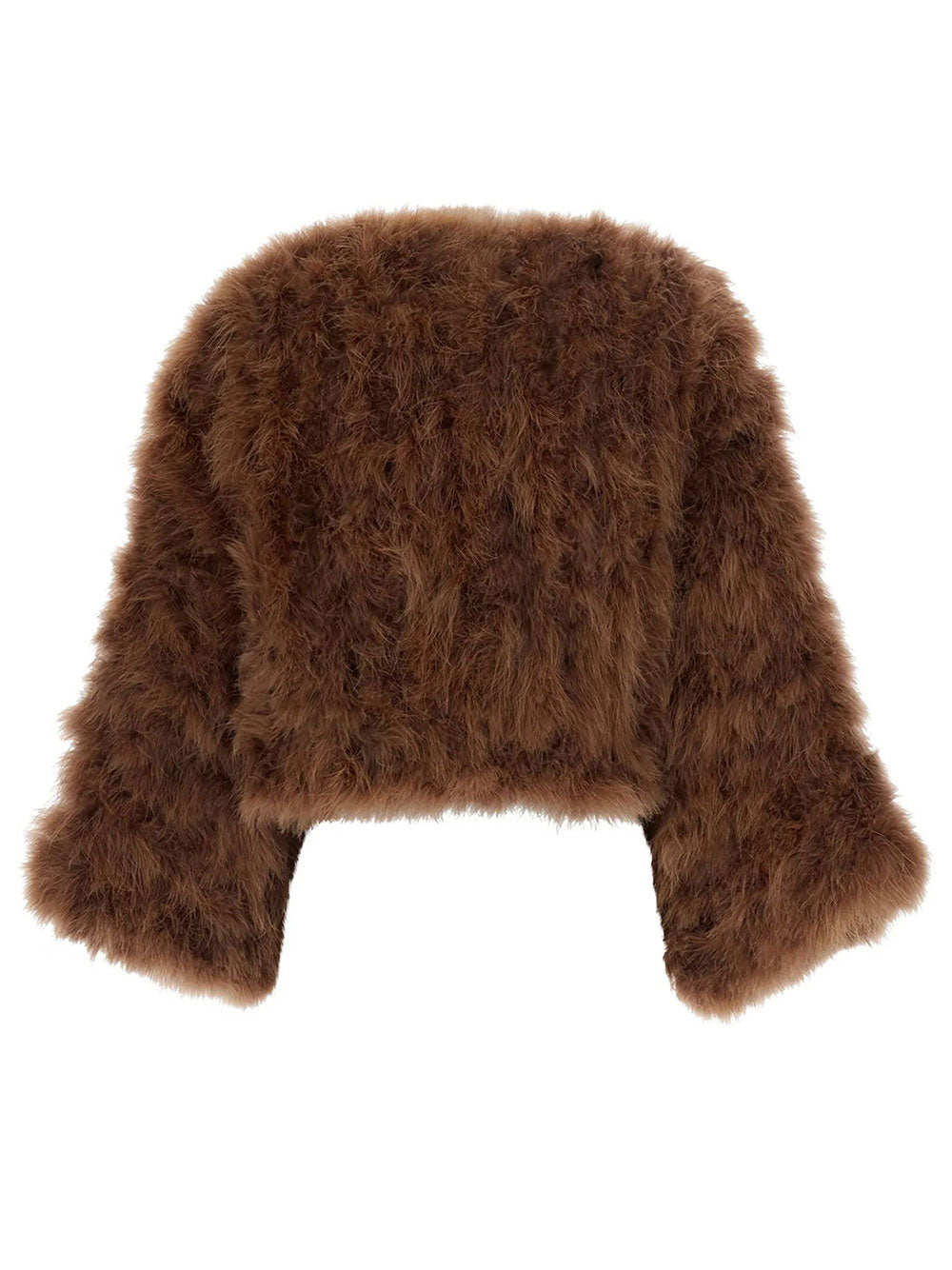 Yves Salomon Women Giacca Crop Con Piume YVES SALOMON