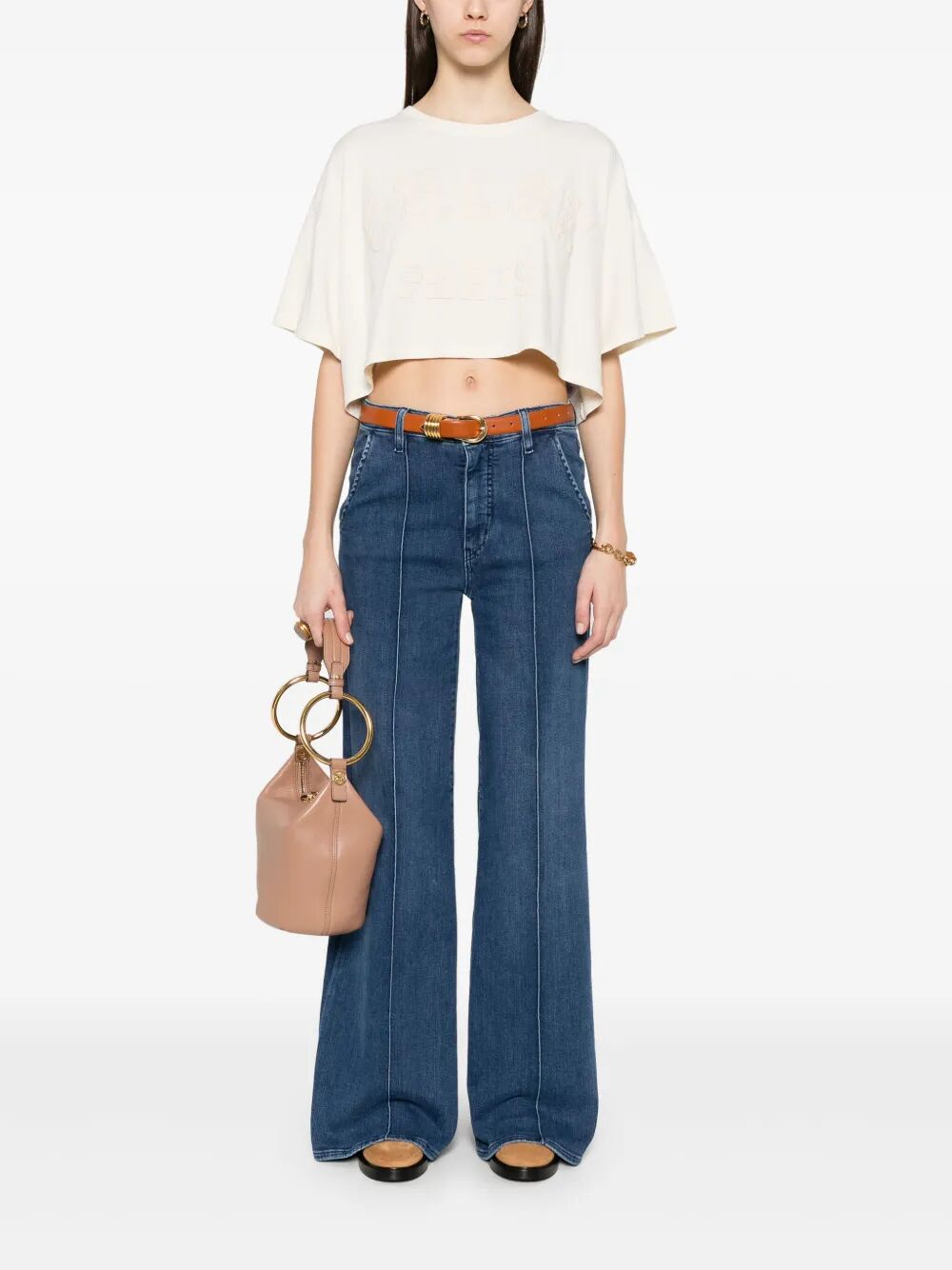 Chloe Women Oversize Crop Top CHLOE