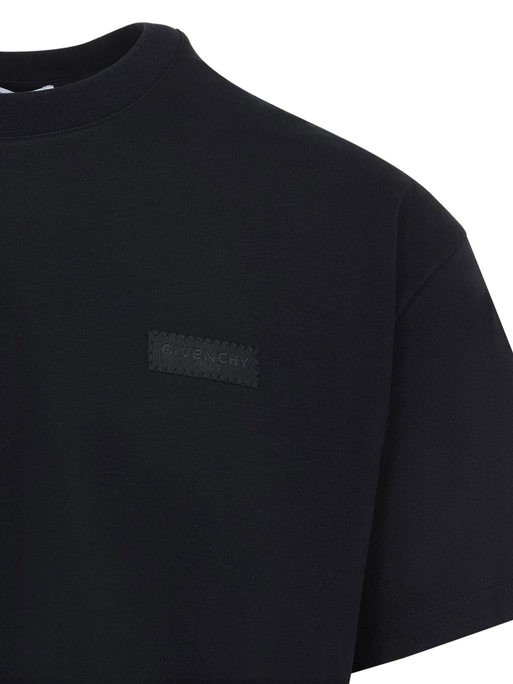 Givenchy Men Givenchy Paris Gros Grain Cotton T-Shirt GIVENCHY