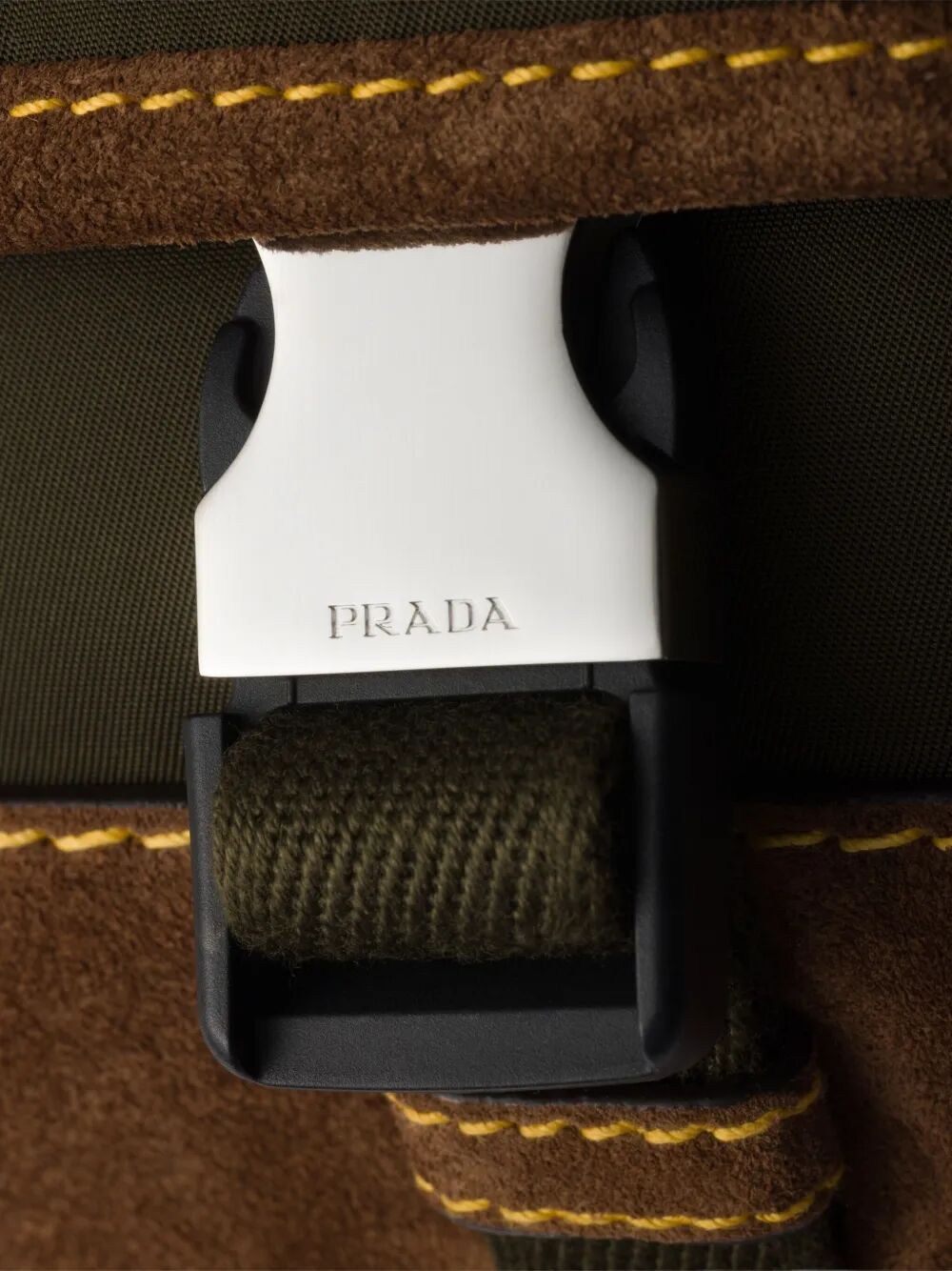 Prada Men Re-Nylon And Suede Belt Bag PRADA
