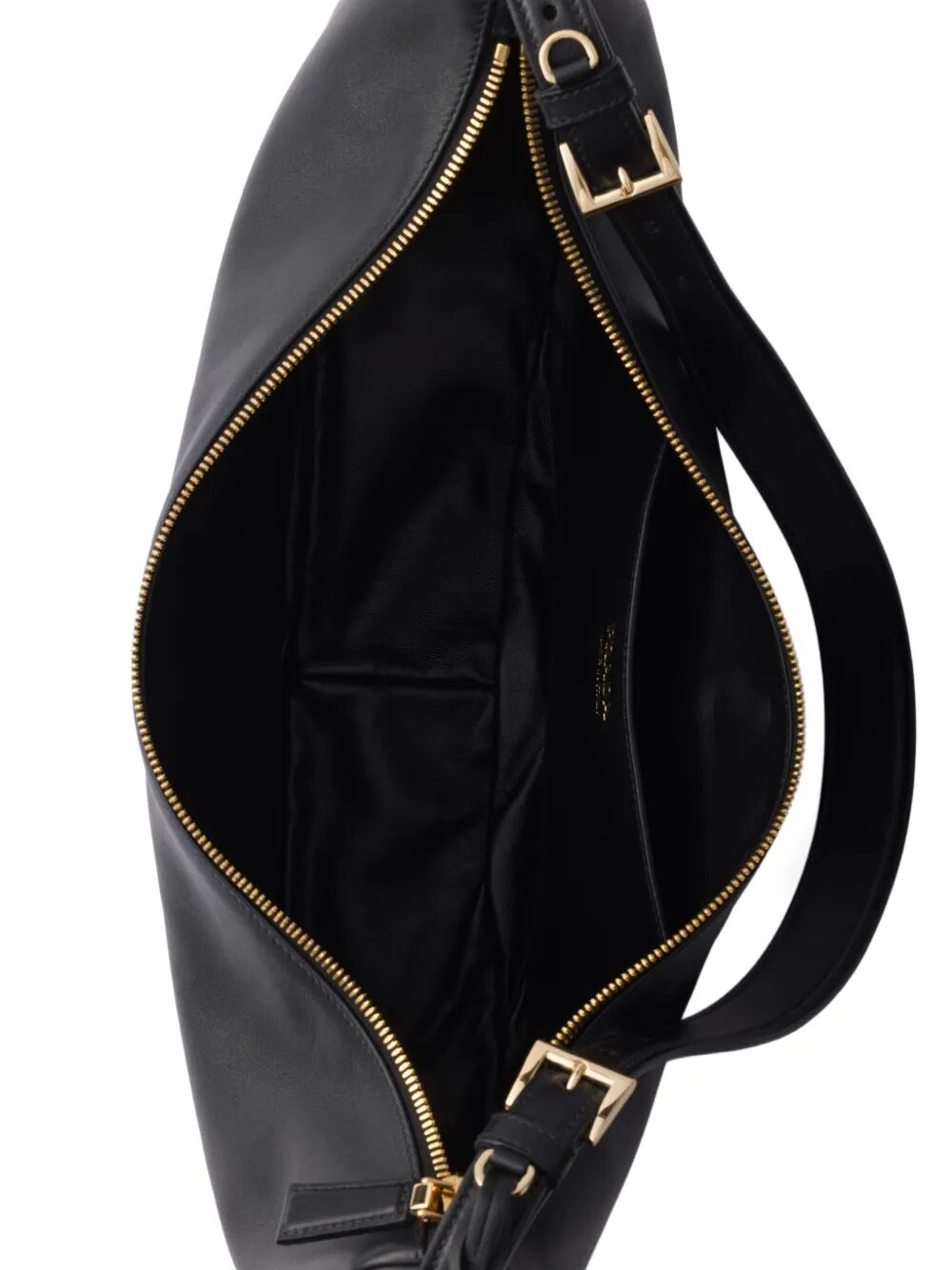Prada Women Prada Demi-Lune Large Leather Shoulder Bag PRADA