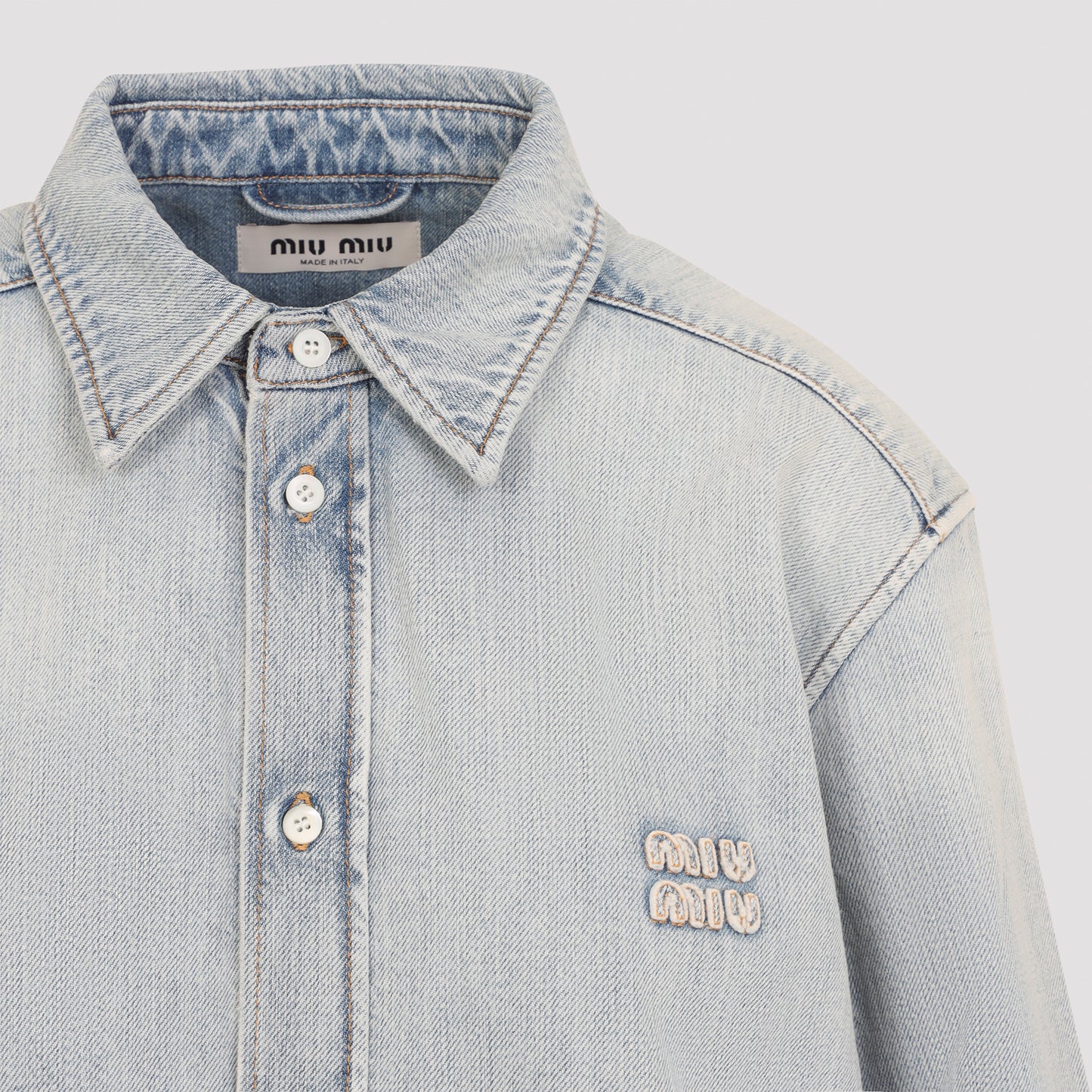 Miu Miu Denim Shirt Women MIU MIU
