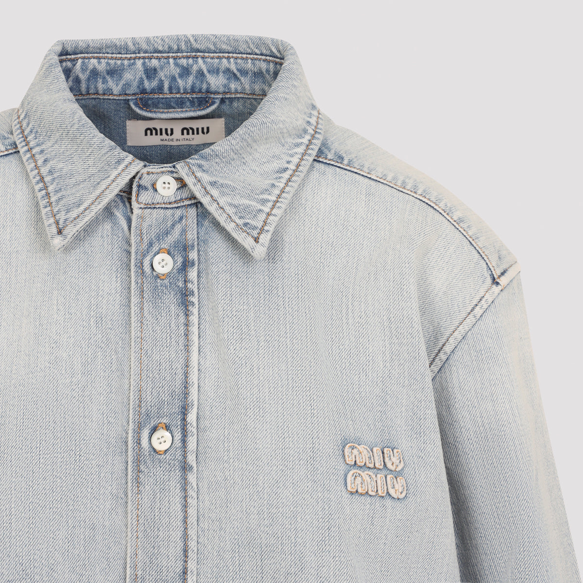 Miu Miu Denim Shirt Women MIU MIU