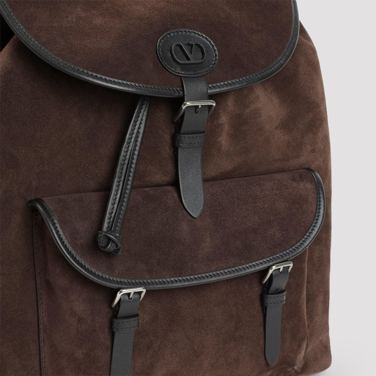 Valentino Garavani Suede Backpack Men VALENTINO GARAVANI