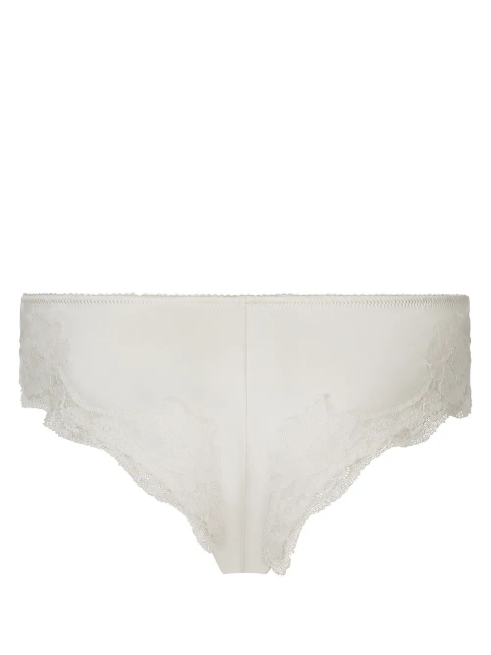 Dolce & Gabbana Women Satin Briefs With Lace Detailing DOLCE & GABBANA