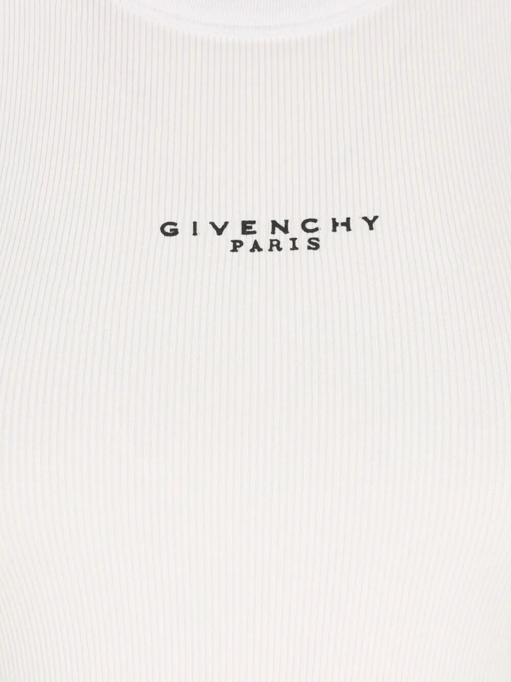 Givenchy Women Slim-Fit Cotton Tank Top With Givenchy Paris Print GIVENCHY