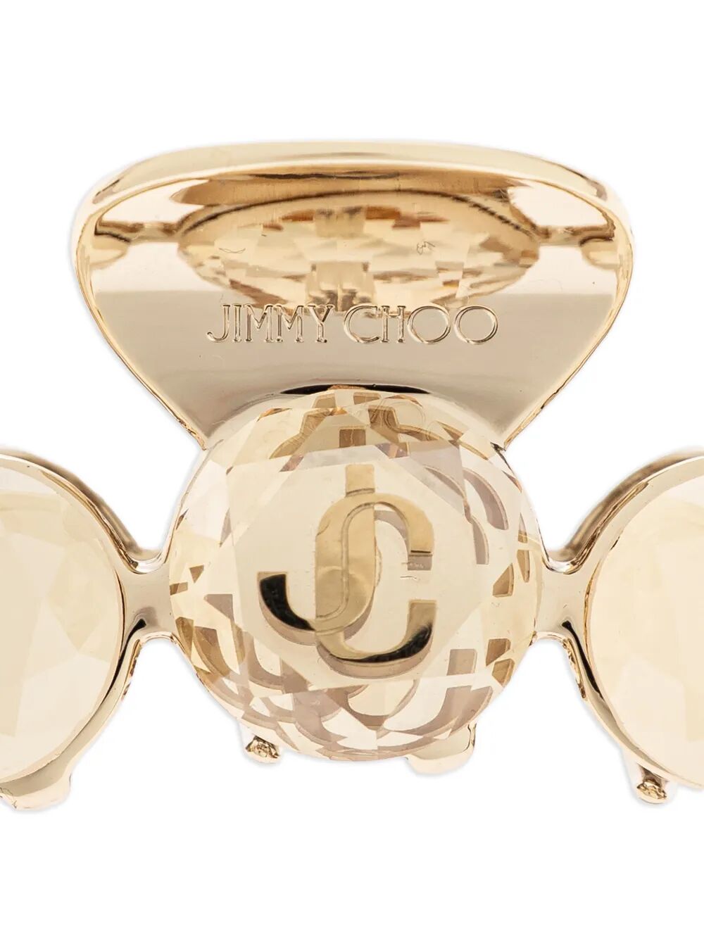 Jimmy Choo Women Gold-Finish Crystal Claw Hair Clip JIMMY CHOO