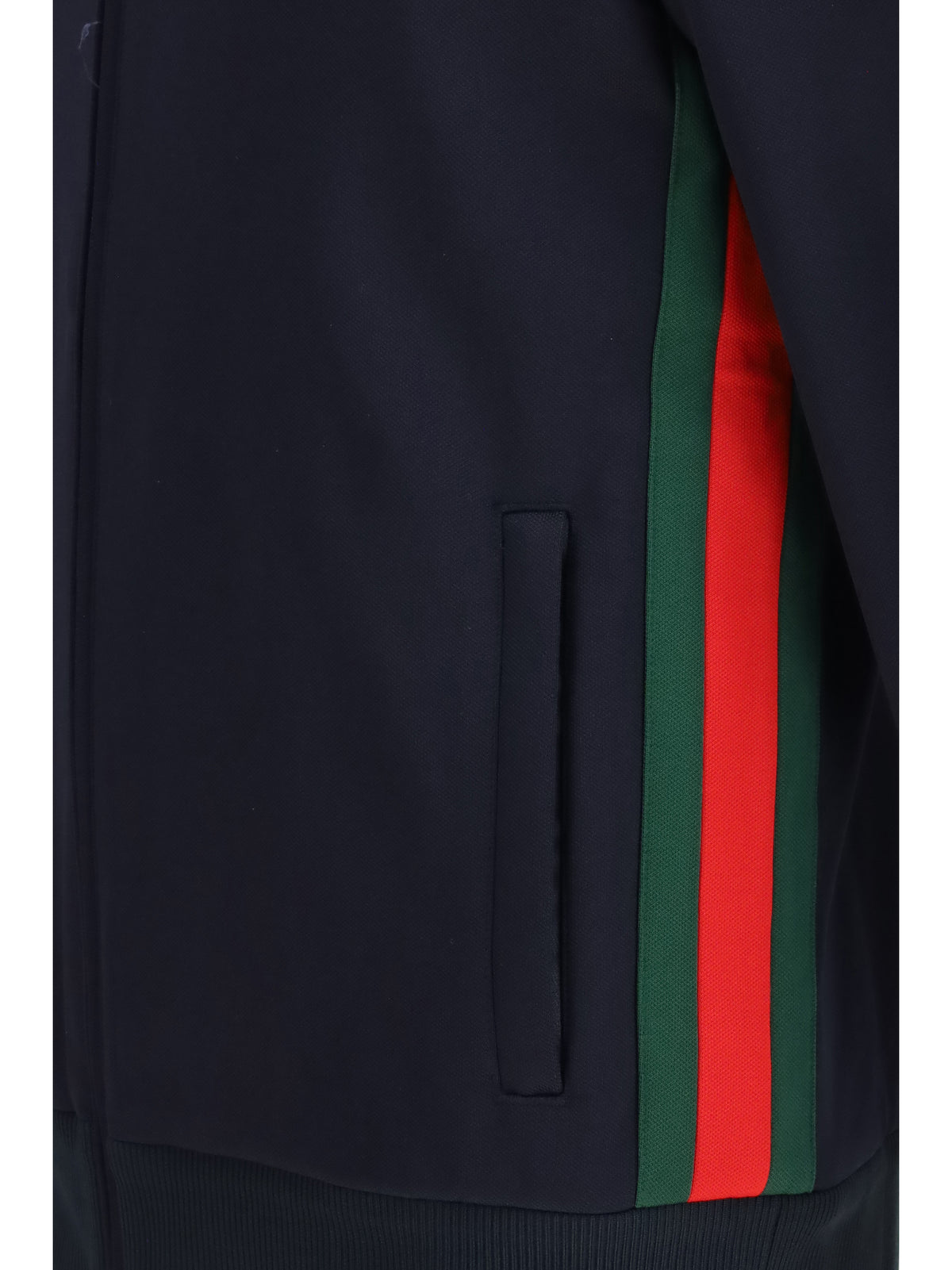 Gucci Men Technical Jersey Zip-Up Jacket GUCCI