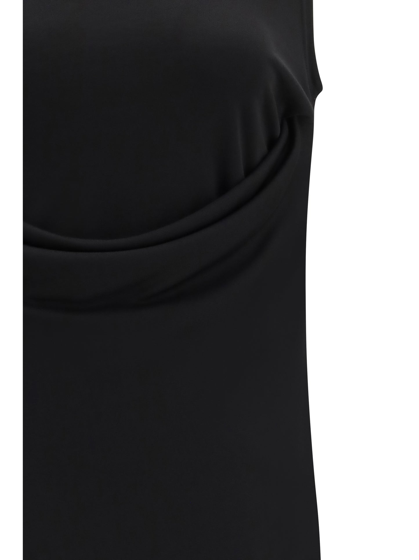 Ami Paris Women Sleeveless Top With Lavallière Neckline In Jersey AMI PARIS
