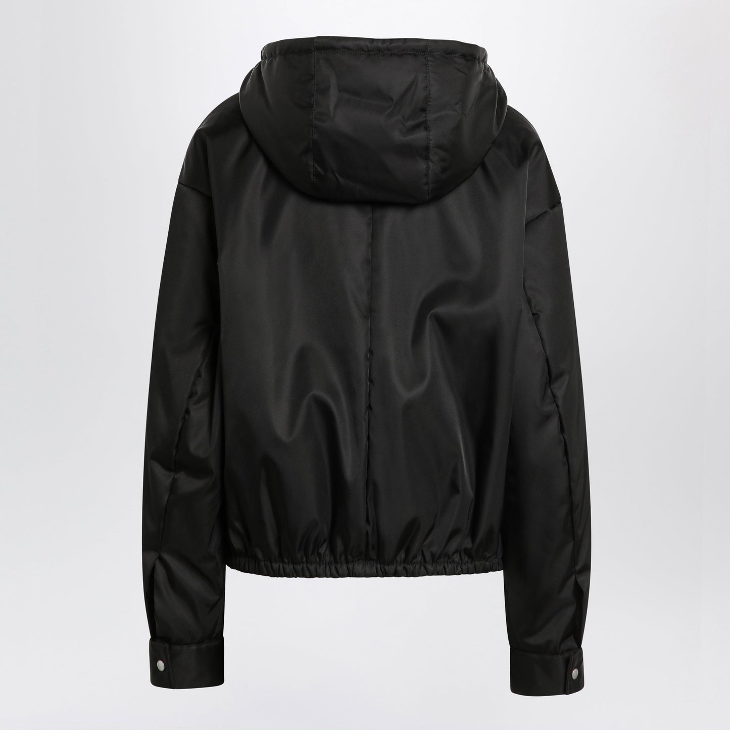 Prada Black Zip Jacket In Re-Nylon Women PRADA