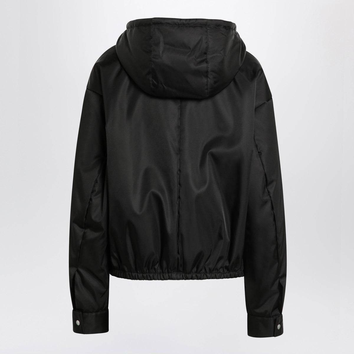 Prada Black Zip Jacket In Re-Nylon Women PRADA