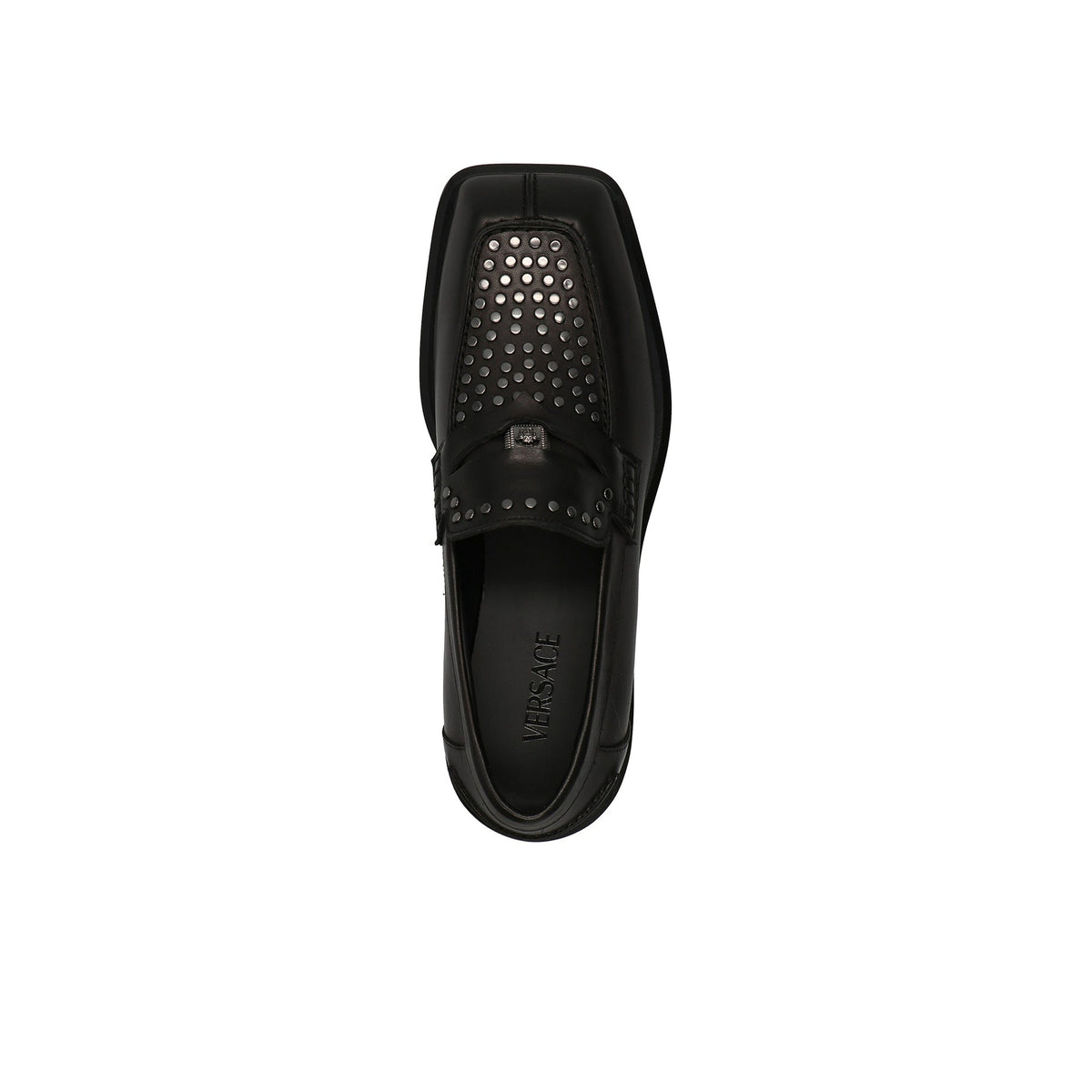 Versace Medusa Leather Loafers Men VERSACE